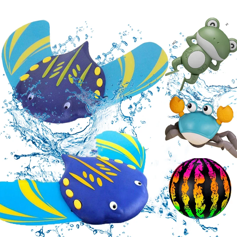 Water Power Devil Fish Toys Pools Accessories Summer Bathtub Beach Underwater new Gliders Outdoor Swimming Toy Kid 2025 Water Play Gift