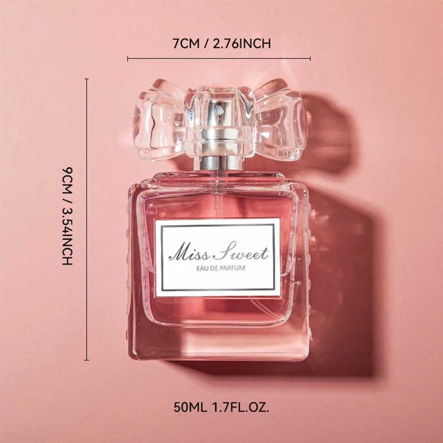50ML 1.7FL.OZ Long-lasting Perfumes for Women Romantic Floral Notes Eau de Parfum Peach Bergamot Rose Patchouli FragranceXJ241101
