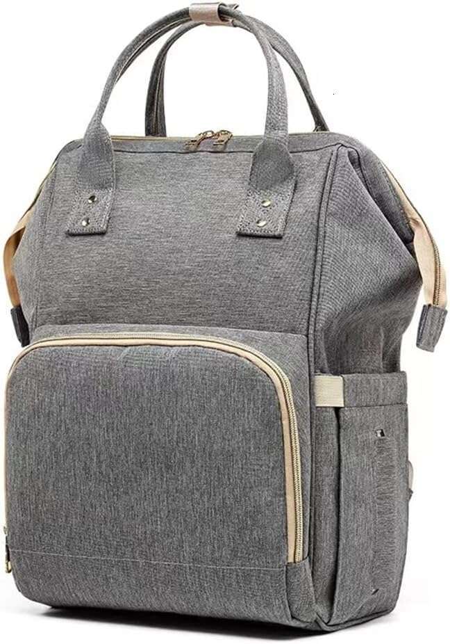 meinkora backpack baby mom and dad travel bag suitable for boys girls grey multi functional diaper bag backpack