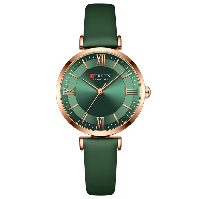 NEW CURREN Watches Women's Quartz new Leather Wrsitwatches Fashionable 2025 Classic Clock Montre femme