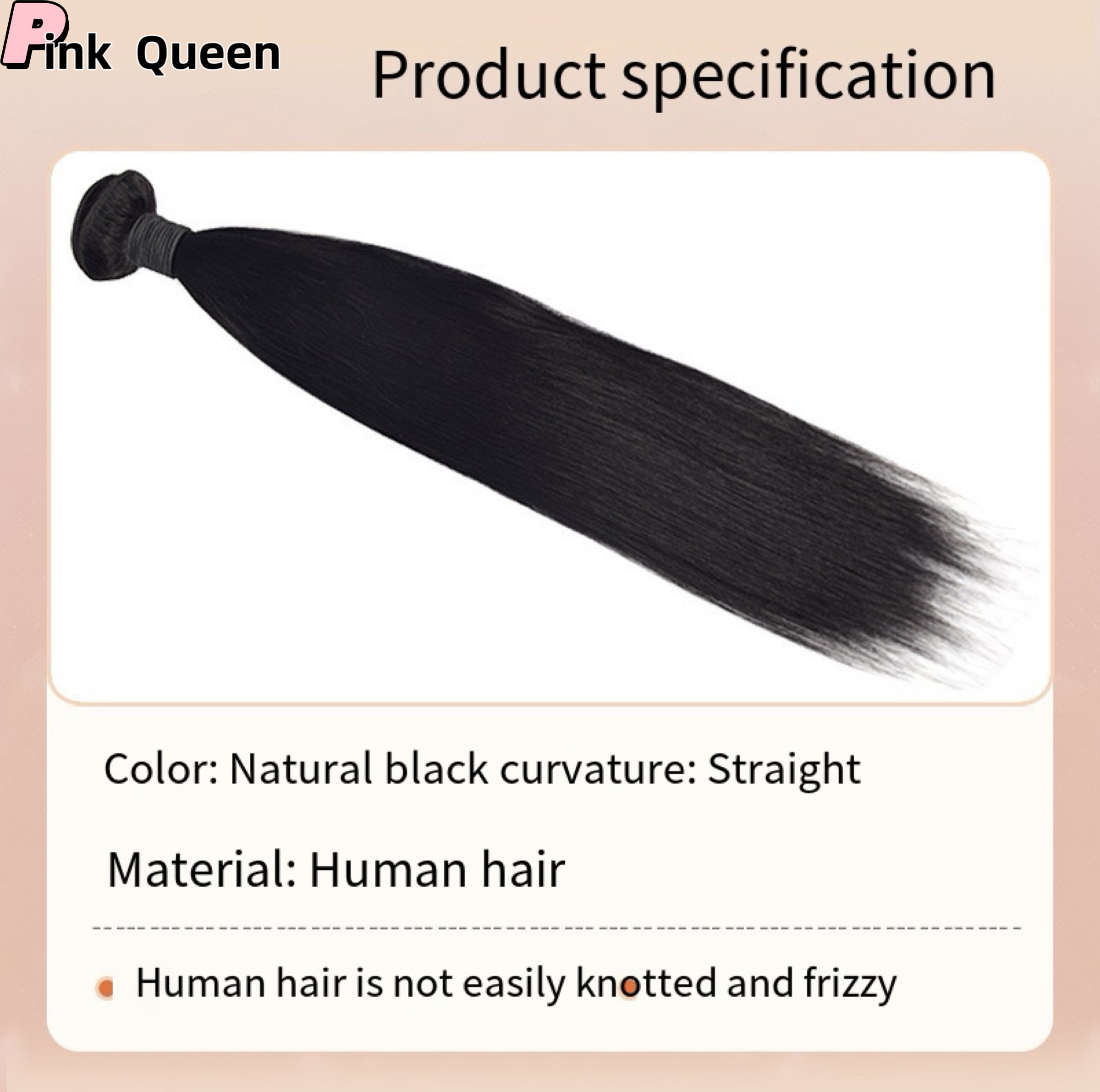 Black all human hair curtain Europe America and Africa long straight black hair smooth without knots can perm and dye hair 10-38 inch