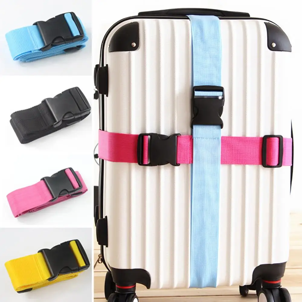 Dropshipping Heavy Duty Adjustable new Travel Lage Strap Suitcase Belts Buckle 2025 Bag Accessories