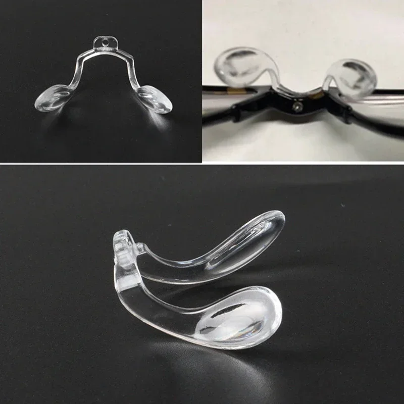 10pcs/set Plastic Anti Slip Glasses Nose Pads U Shaped Nose Pad For Eyeglasses Sunglass Glass Spectacles Eyewear Accessories