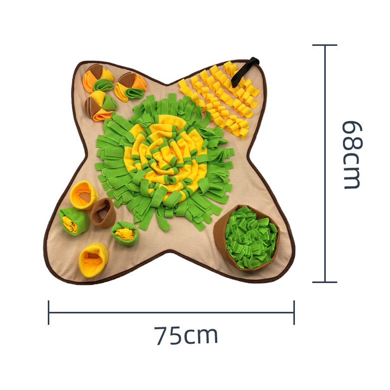 cross border New Pet Smell Pad Dog Smell Pad Smell Training Pad Puzzle Slow Food Pad Pet Supplies Toys