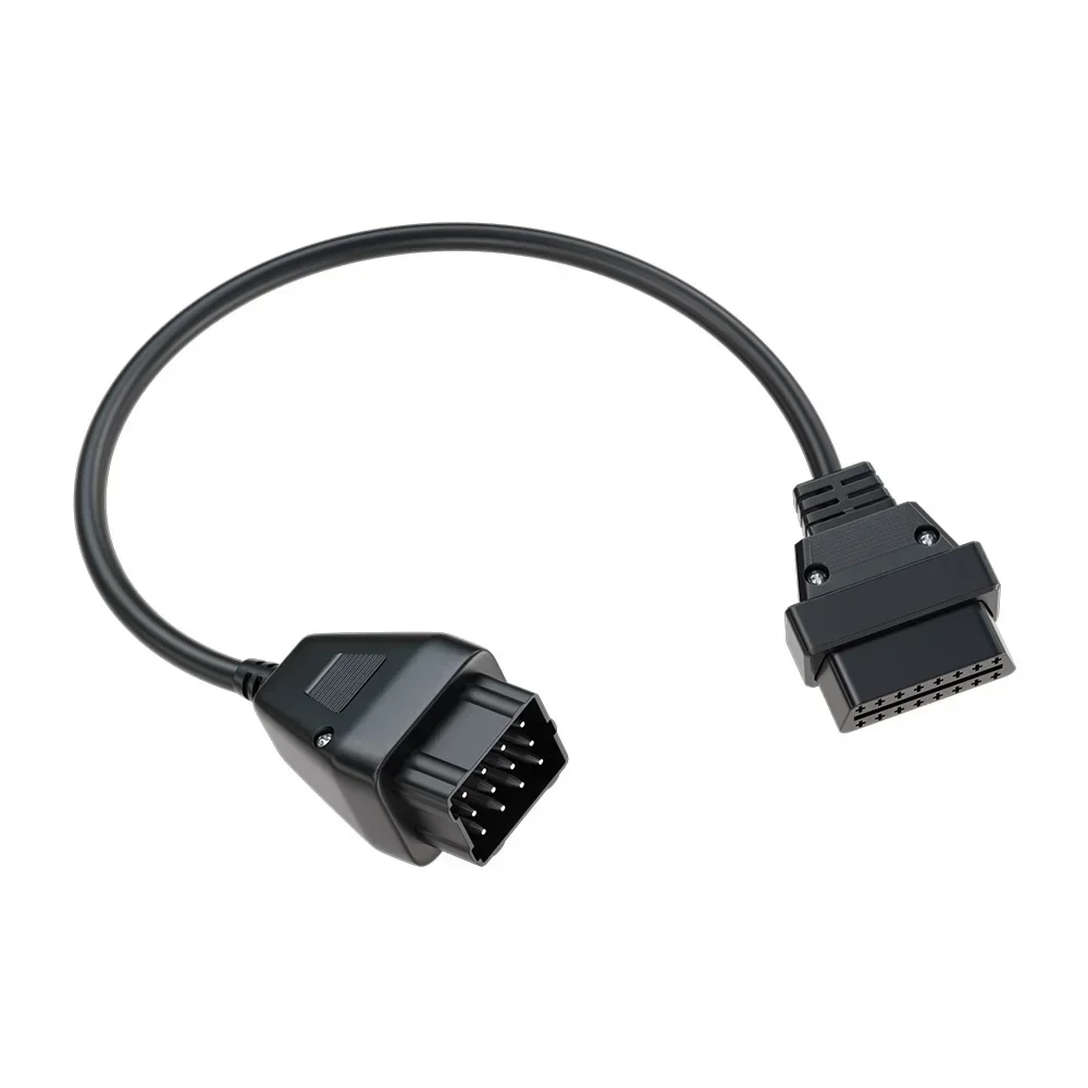 OBD For RENAULT 12 Pin 12Pin Male to OBD OBD2 OBDII DLC 16 Pin 16Pin Female For renault new 12pin cable female 2025 Connector Adapter OBD