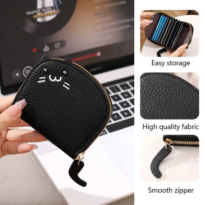 Women Small Wallet Cute Girl PU Leather Coin Purse Female Hand Wallet Purse Elegant Short Card Holder Coin Mini PurseXJ241111