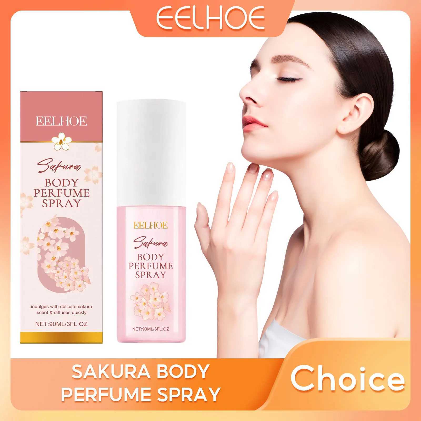 Cherry Blossom Body perfume Long lasting Floral perfume spray Balm Moisturizing Smooth and Nourishing Body sprayW241102