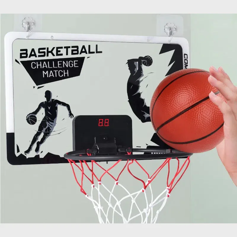 Scoring Portable Fun Mini basketball hoop Toy Kit Indoor Home Basketball fan Sports Game Toy Set for children Children Adult