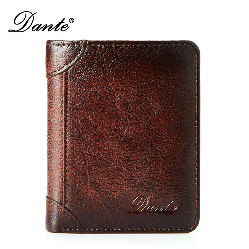 New Men's Designer Cowhide Anti-theft Card Swiping Demagnetization Genuine Leather Wallet