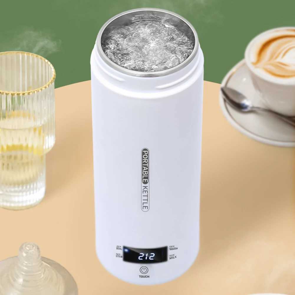 500ML travel electric kettle for quick boiling water portable kettle with 4 temperature settings 304 stainless steel kettle Y241102