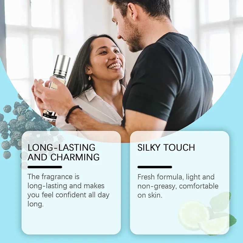 Male pheromone perfume attracts female male intimate partners to stimulate flirtation Portable body roller ball sex perfumeW241102