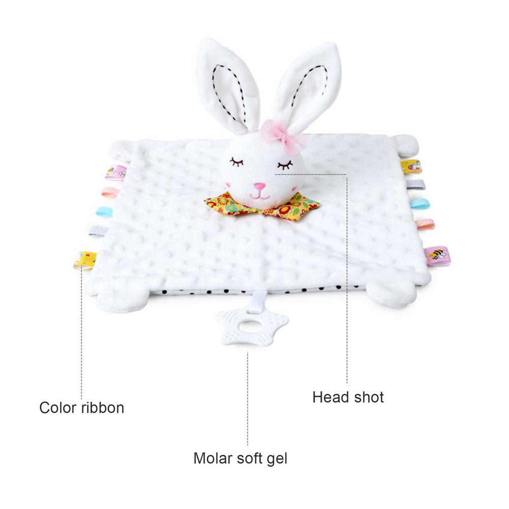 Newborn Baby Plush Stuffed Toys Cute Animal new Blanket Comforter 2025 Bunny Elephant Soothe Appease Towel Baby Gift