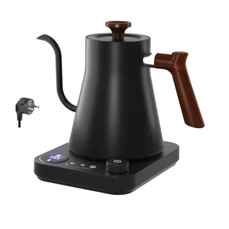 900ML electric gooseneck kettle 1200W handmade brewing coffee pot intelligent tea pot temperature control pot fast heating kettle 110V/220V Y241102