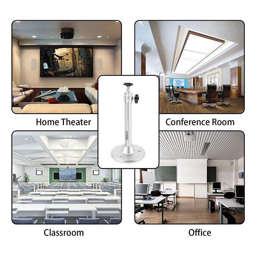 ZDSSY Mini Projector Wall Mount Stand Ceiling Bracket Holder for YG300 J15 P62 Mini LED DLP Projector DV Security Camera