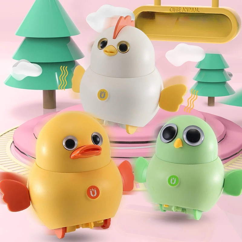 Electric Magnetic new Swing Chicken Duck Owl Toys For Children Girls Boys Baby 2025 Toy Swing Magnetic Doll Birthday Gift Kids