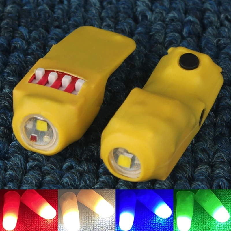 2PCS Funny Novelty Light-Up Thumbs new LED Light 2025 Magic Trick Props Fantastic Durable