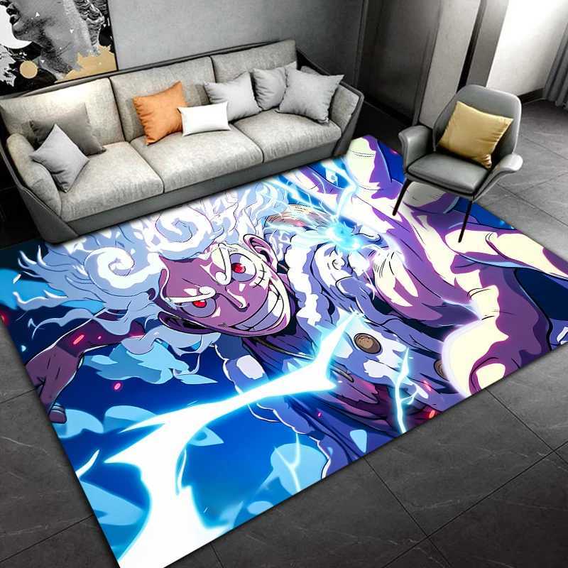 Anime ONE PIECE Luffy Printed Area Carpet for Children Living Room Bedroom Floor Mat Kitchen Mat Childrens Bedroom Mat HogarXJ241101