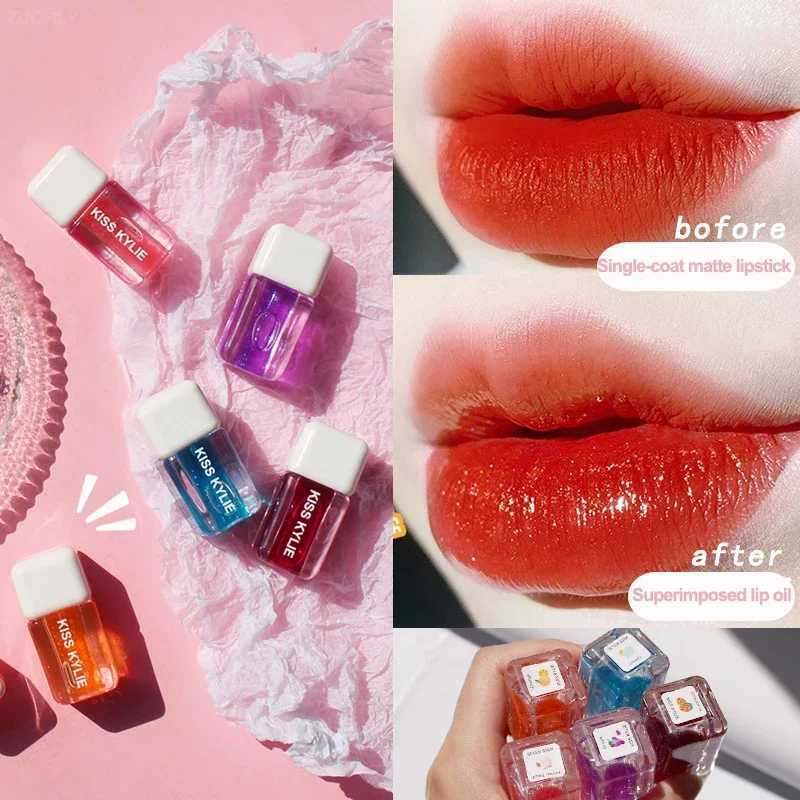 Mirror water-based gloss lipstick transparent glass lipstick liquid lipstick moisturizing natural high gloss lipstick care W241101