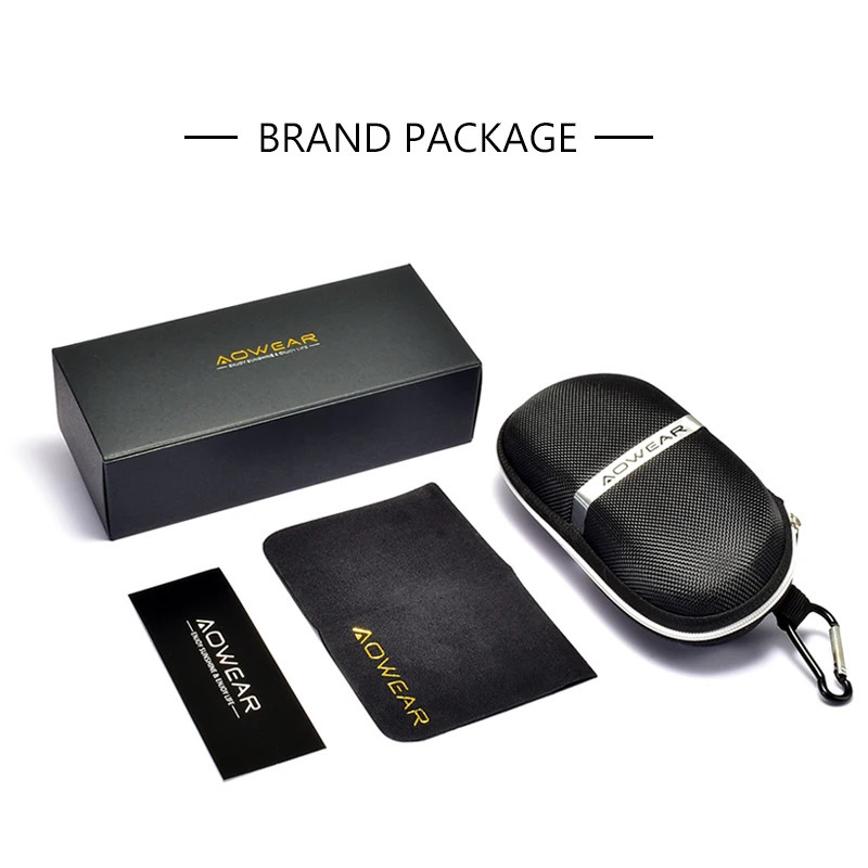 AOWEAR pochromic sunglasses for men polarized day and night driving glasses high-quality aluminum edge chameleon glasses Gafas 241031