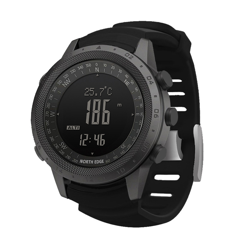 NORTH EDGE Desert Altimeter Barometer Compass Men Digital Watches Sports Running Clock Climbing Hiking Wristwatches Waterproof
