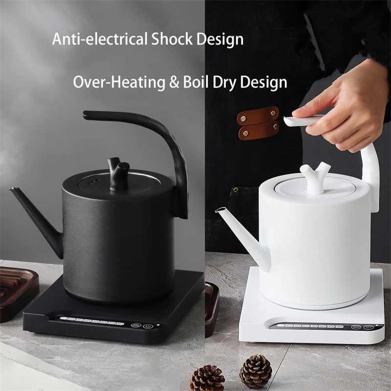 1.0L intelligent electric kettle with 7 temperature controls teapot 304 stainless steel kettle teapot Y241102