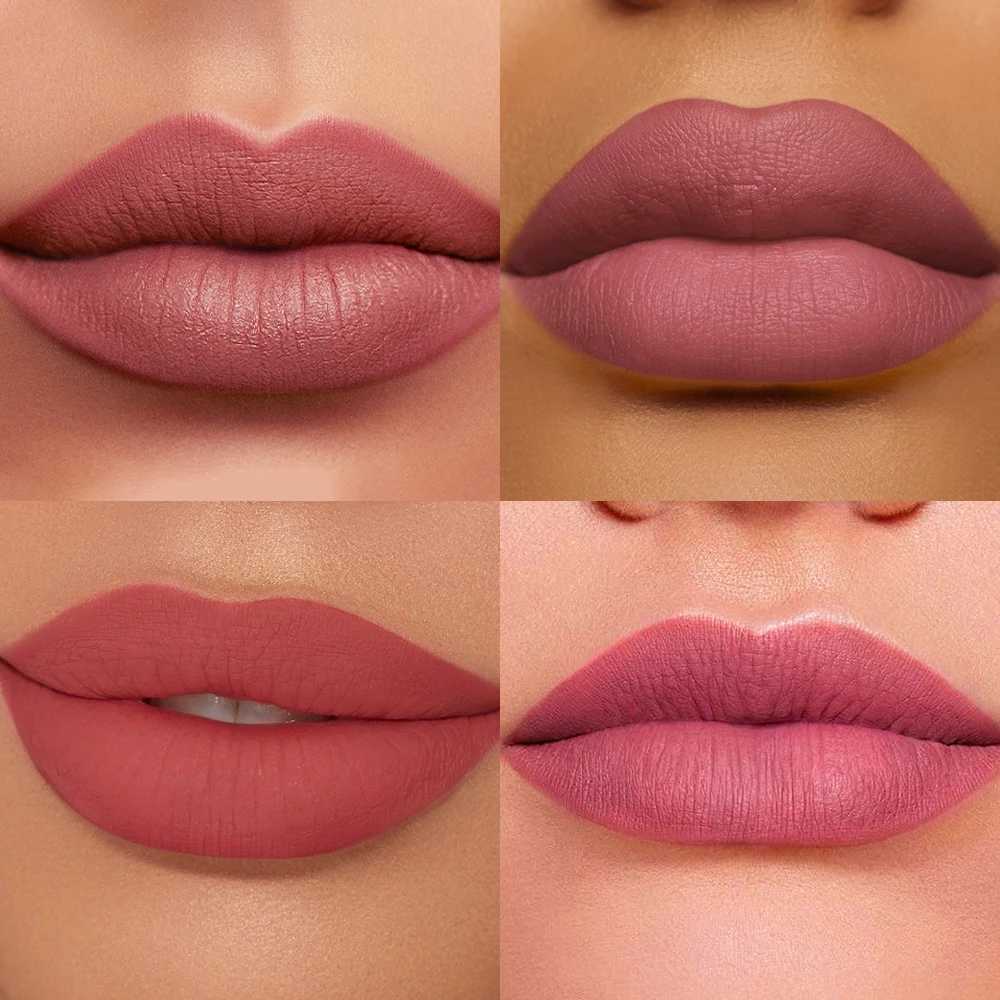Lip color peeling reveals long-lasting waterproof pink lip color transfer preventing natural lip color W241101