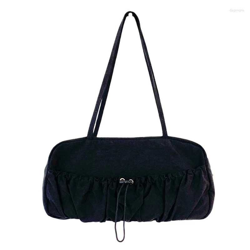 2025 NEW Drawstring Practical Sg Bag Fashionable Shoulder Bags Nylon Underarm Purse Satchel Casual Handbag For Daily Carry And Travel zhanyishengli