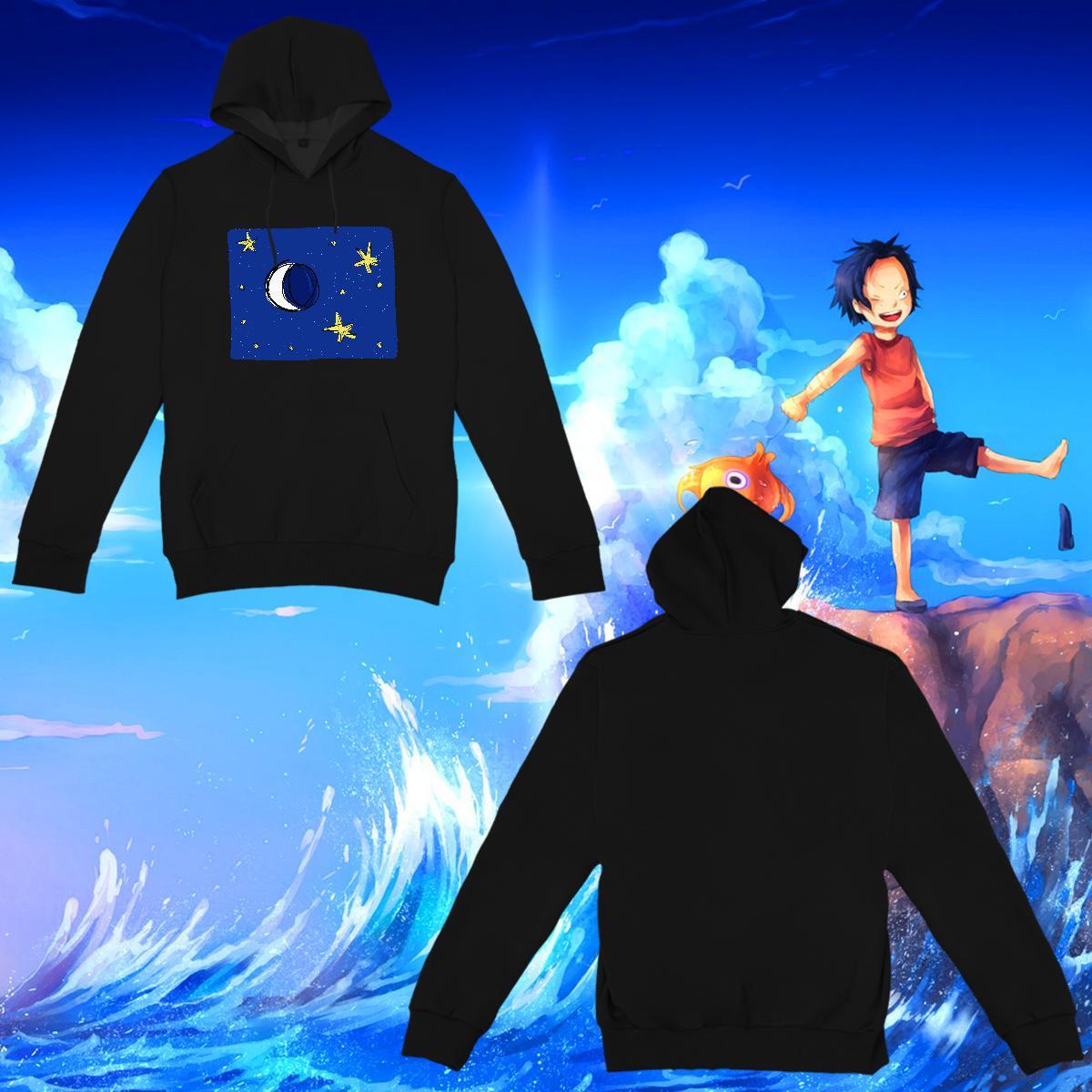 DIY Customized Woman Hoodie Tops Hoody Wholesale Women Tops Hoodie Anime Print Cotton 350g Hooded Collar Long Sleeves Beach