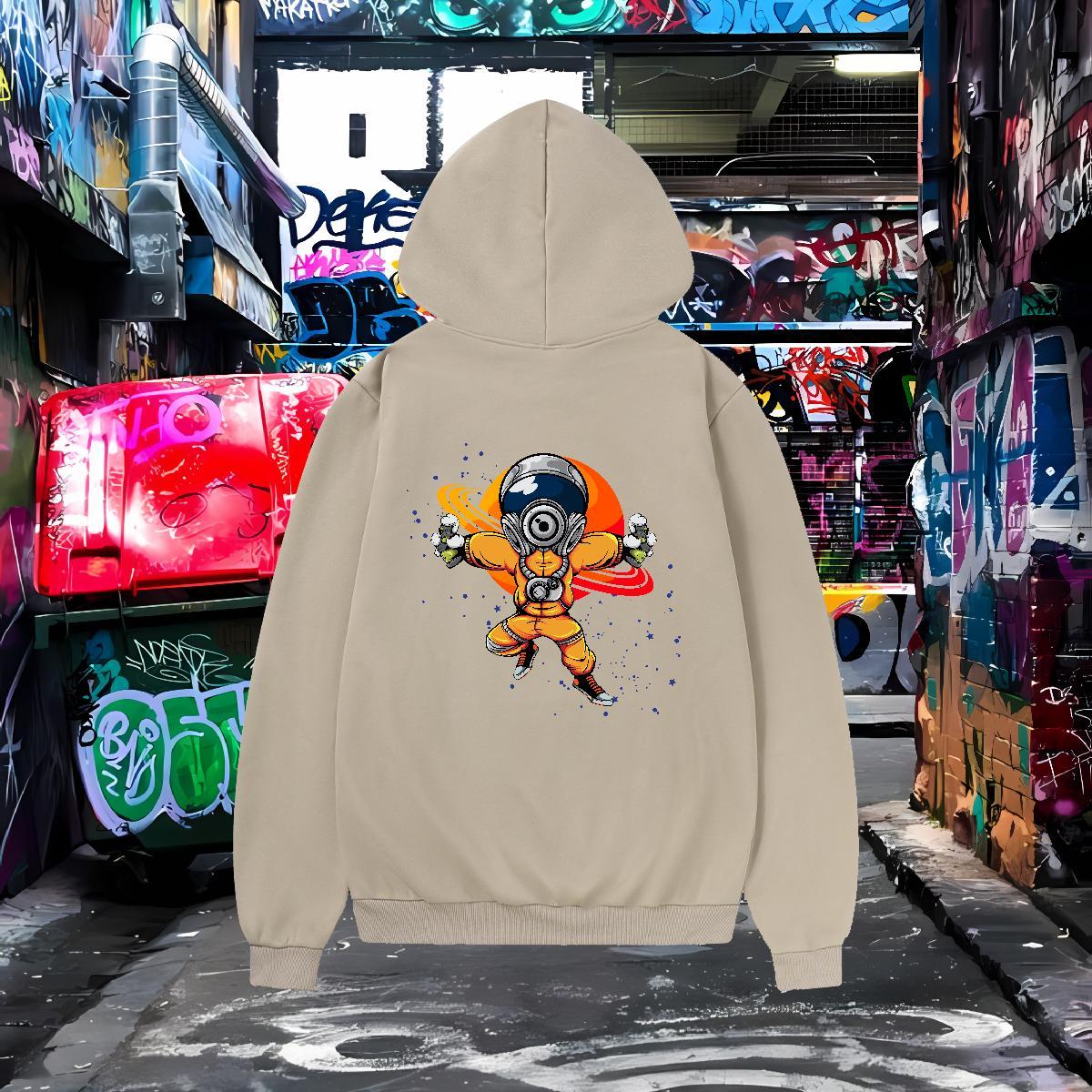 New Arrival Man Hoodie Long Sleeve Drawstring Brand Men's Hooded Sweatshirt Black Oversized Hoody Street Casual Warm Fleece