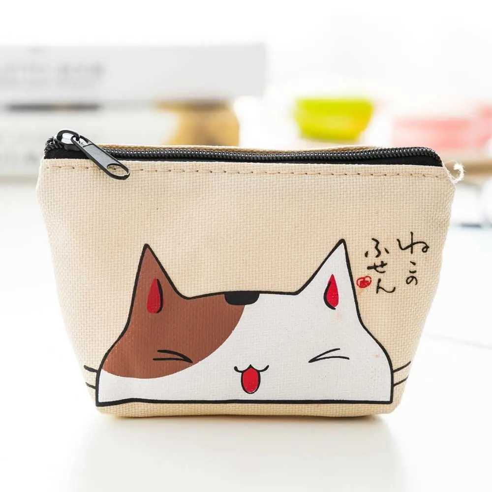 Classic For Girls Carto with Zipper Multifunctial Print Card Holders Korean Mey Bag Women Wallets Small Coin PurseXJ241111