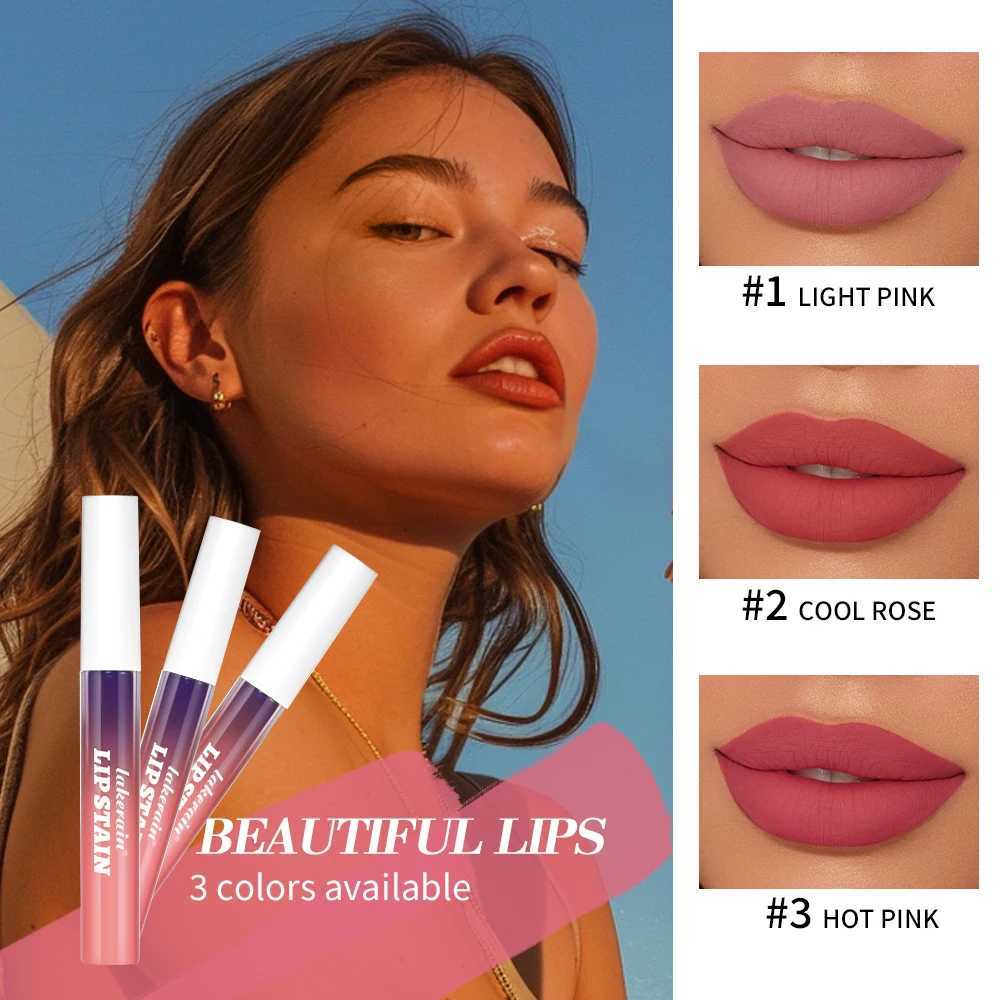 Lip color peeling reveals long-lasting waterproof pink lip color transfer preventing natural lip color W241101