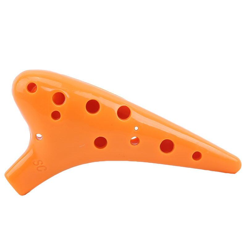 5 Colors 12 Hole Ocarina Ceramic Alto C Legend Of Ocarina Flute Music Instrument Drop Shipping