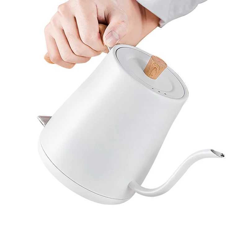 Coffee pot electric water heater tea pot portable slim mouth pot 110V 0.8L gooseneck kettle 1000W Y241102