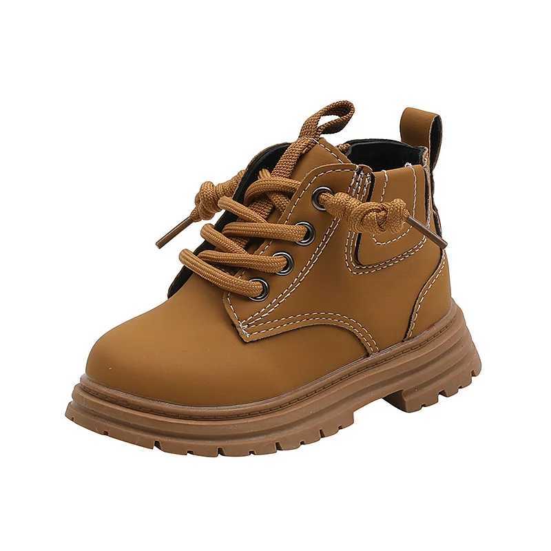 Childrens retro boots new autumn winter childrens non slip soft rubber outsole ankle boots boys and girls childrens casual shoes M241102