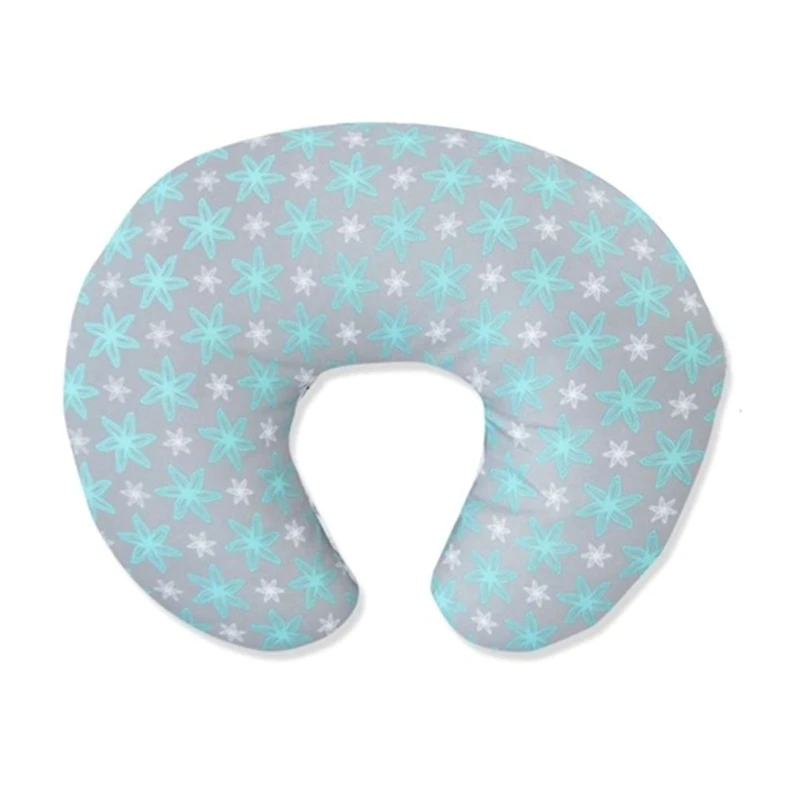 Breastfeeding Pillow Cover Removable U-Shape Nursing Pillow Slipcover for Babies
