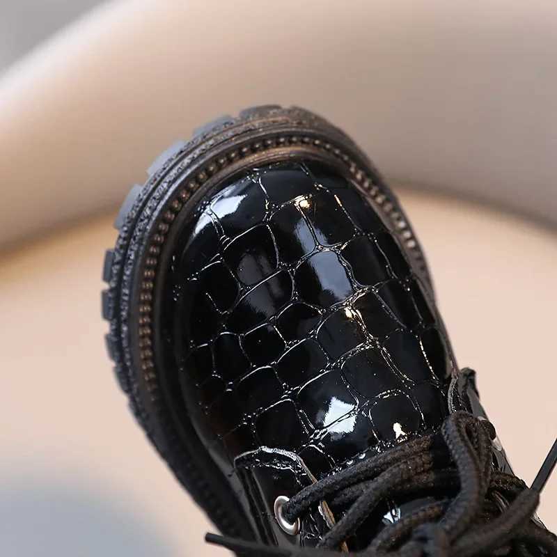 Autumn childrens single boots fashion childrens leather boots boys short boots girls shoes anti slip M241102