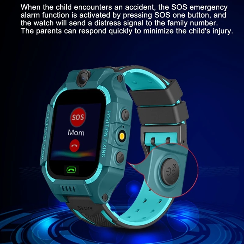 Q19 new 2G Network Kids Smart Watch With SOS Camera Child Smartwatch Baby Phone Voice Game Flashlight Alarm Clock 2025 For App Setracker