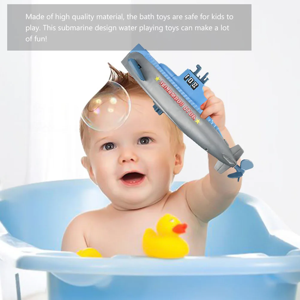 Creative Wind Up Submarine Bath Toy Boat Tricky Water 2025 Toys new Pool Diving Toy Bathtub Floating Model Kids Bathtime Toy