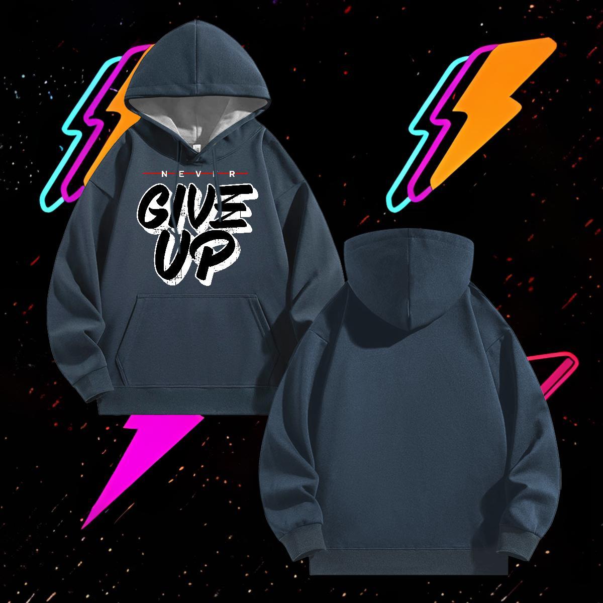 2024 DIY Men Hoodie Breathable High Quality Couples Hoodie DIY Logo Oversized Clothes High Street Hip Hop Velvet Thick