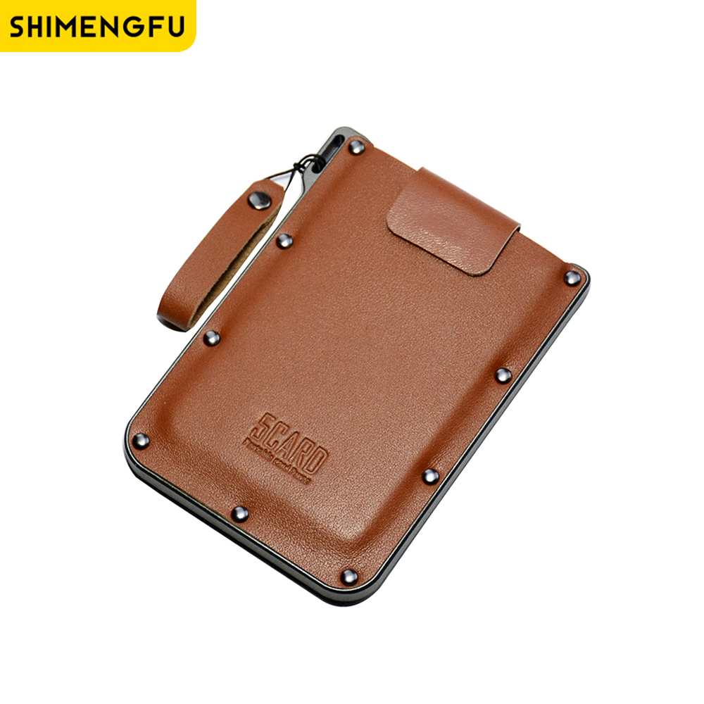 Genuine Leather Card Wallet Short Multi-card Card Holder Money Credit Card Cover Mini Purse for Women Gift Card Holder