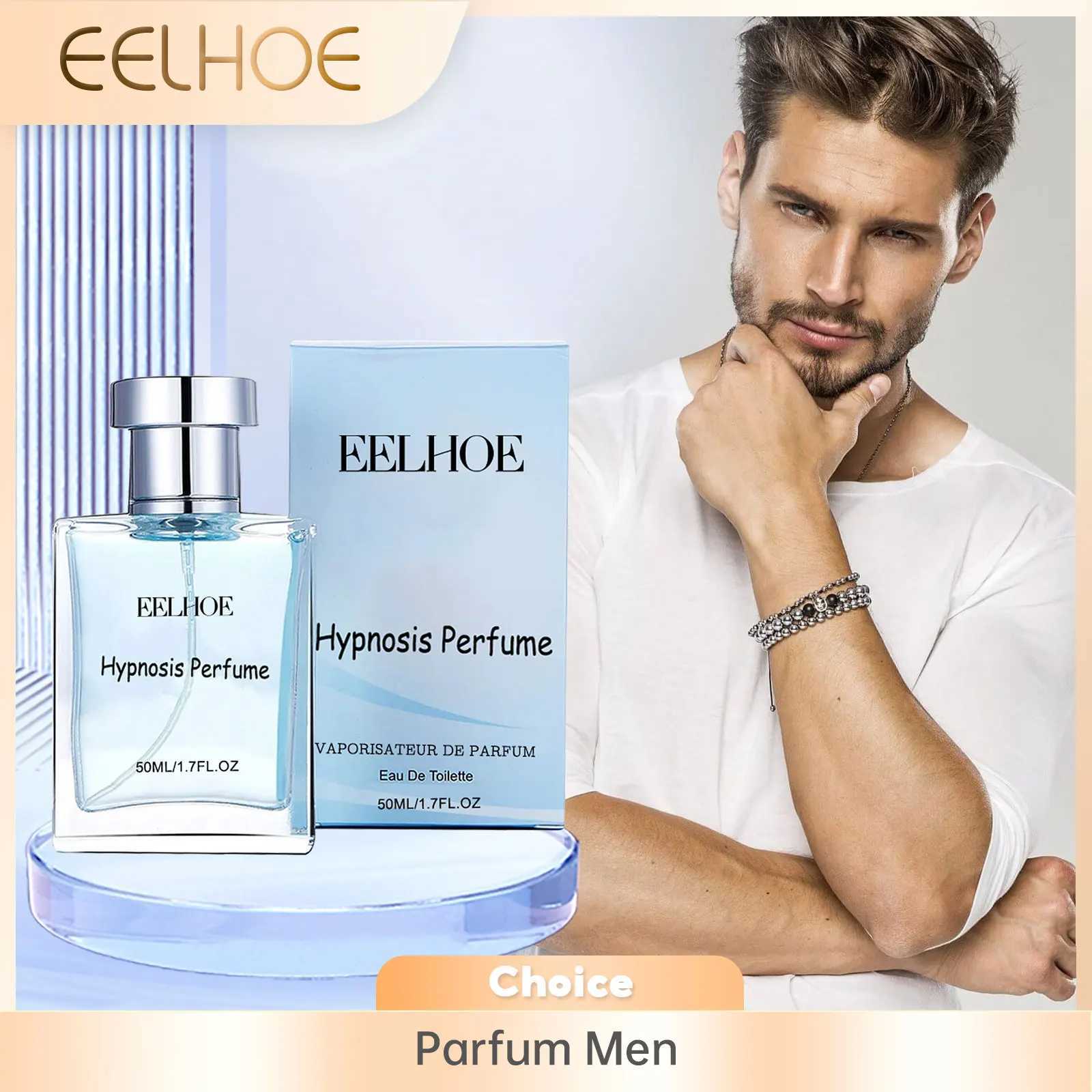 EELHOE mens perfume attracts women to work dating perfume pheromone long scent portable orange extract perfume 50mlW241102
