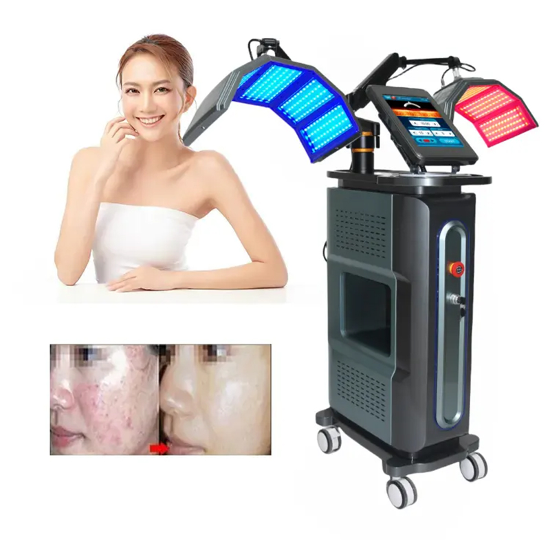 High Quality PDT Led 7 Color Therapy Acne Remove Machine Double PDT Beauty Skin Machine 7 Colors LED Light Therapy Machine for Skin Rejuvenation