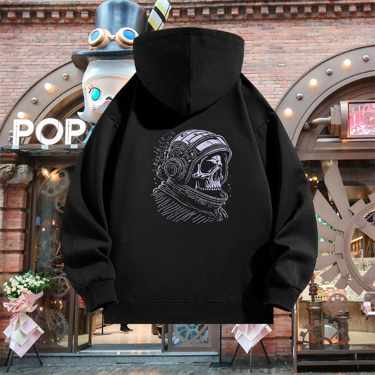 Classic Casual Unisex Sweatshirts Hooded Collar Soft Couples Hoodie Black Khaki Blue Top Hoody Sports Casual Cotton 350g