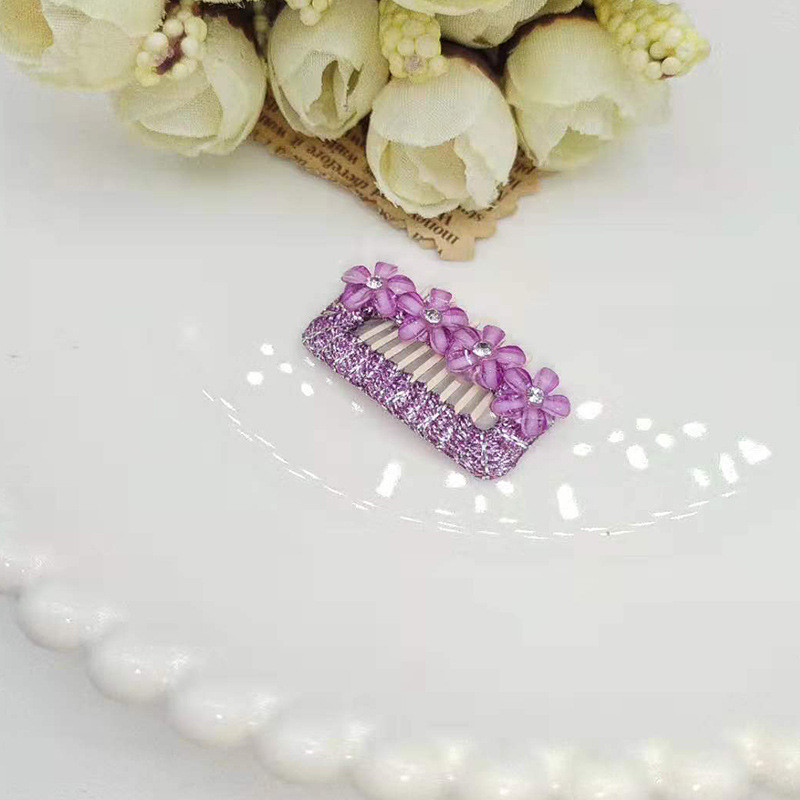 Plastic Hair Clip Colorful Barrettes Hair Grip Headwear Pet Dog Bows Girls Dog Hair Pins Hair Accessories