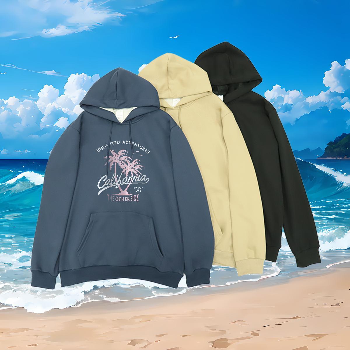 Brand Woman Hoodie Hoody Free Shipping Hoodie for Man Woman White Plus Size 350g Cotton Hooded Collar Long Sleeves Autumn Winter Casual