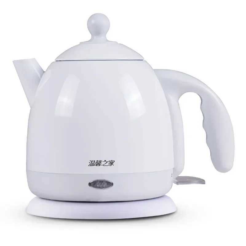Hot dip galvanized electric kettle hot water boiler stainless steel pot 1L mini travel teapot milk heater Y241102