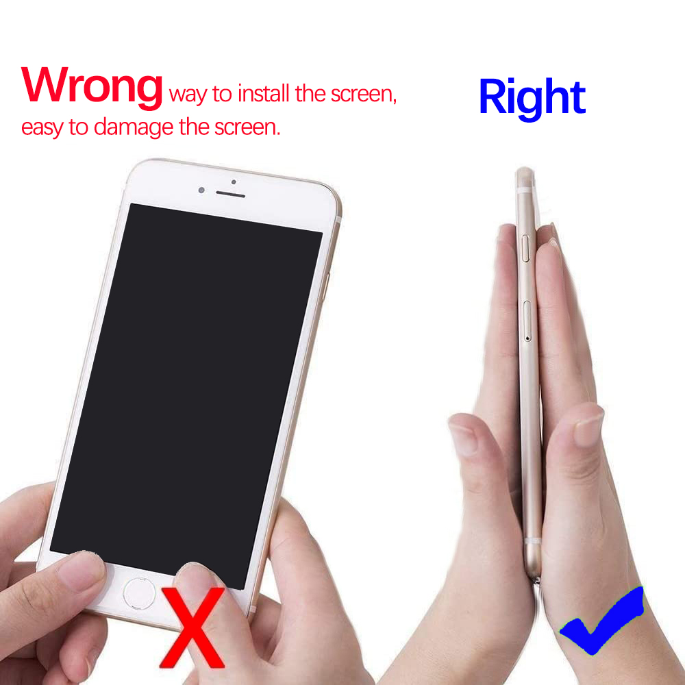 LCD Display For iPhone 5 5C 5S SE 6 6S 7 8 Plus Touch Screen Replacement For iphone 7G 7P 8G 8 Plus No Dead Pixel+Tempered Glass