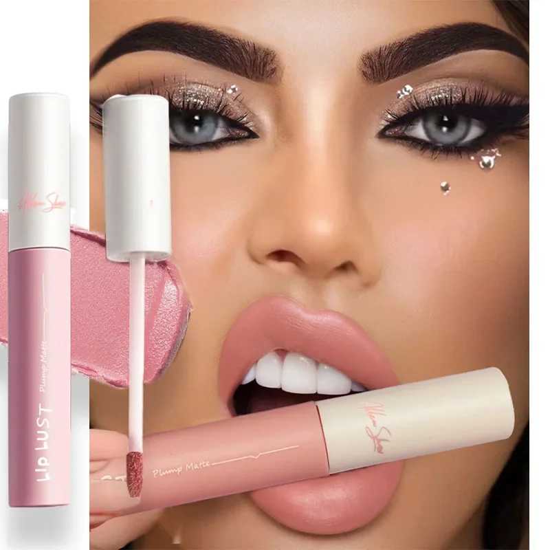 Velvet matte lipstick durable waterproof lipstick pigment nude pink lipstick mouse matte moisturizing lipstick beauty cosmetics W241101