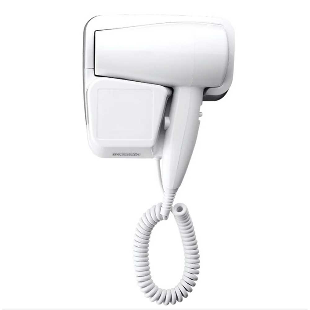 Hair Dryers Hotel Household Wall-Mounted Hair Dryer Bathroom No Need To Punch Holes For Installation 240401