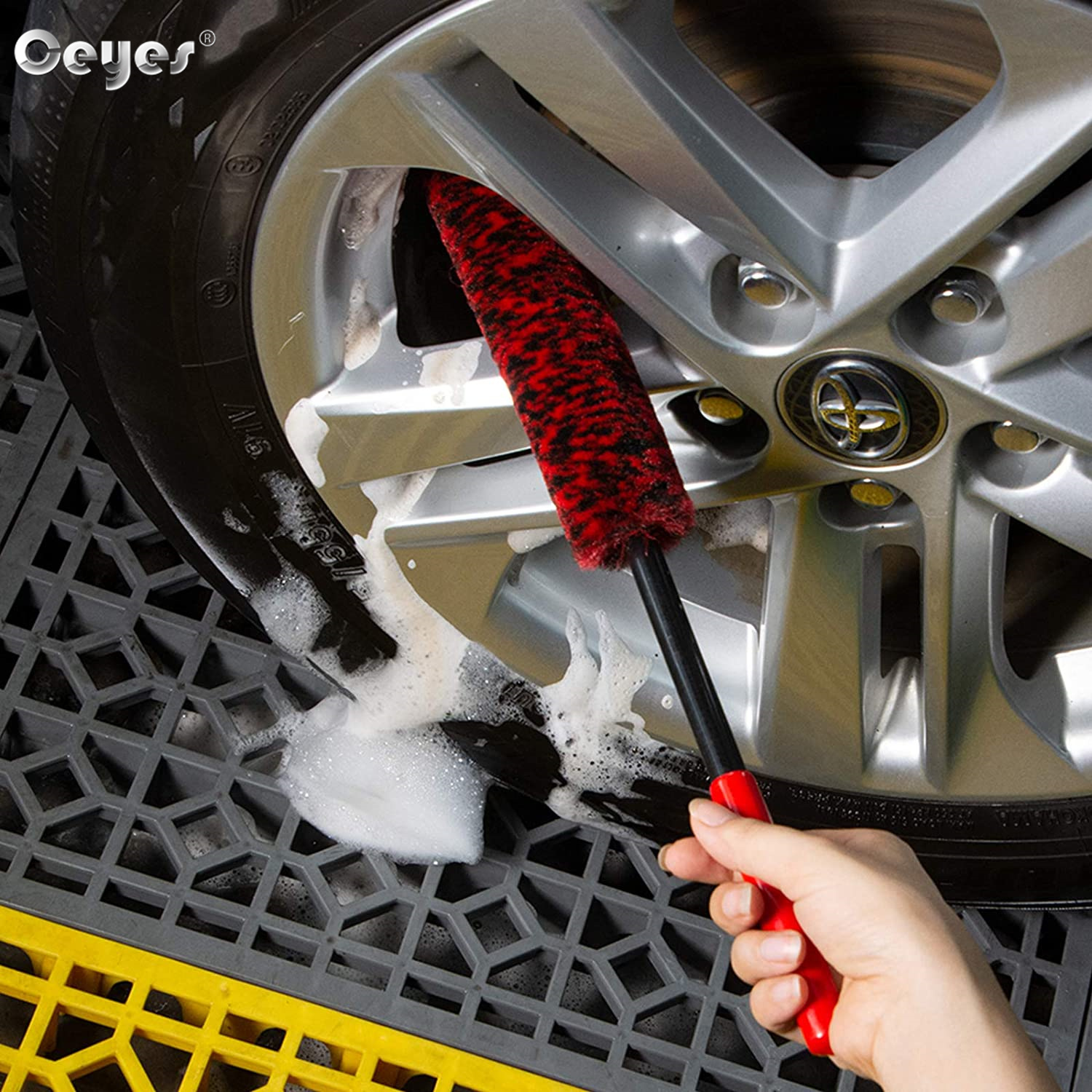 Car Wheel Woolies new Plush Soft Alloy Wheel Cleaning Brush Detailing Brushes For Auto Motorcycle 2025 Maintenance Care Clean Tool